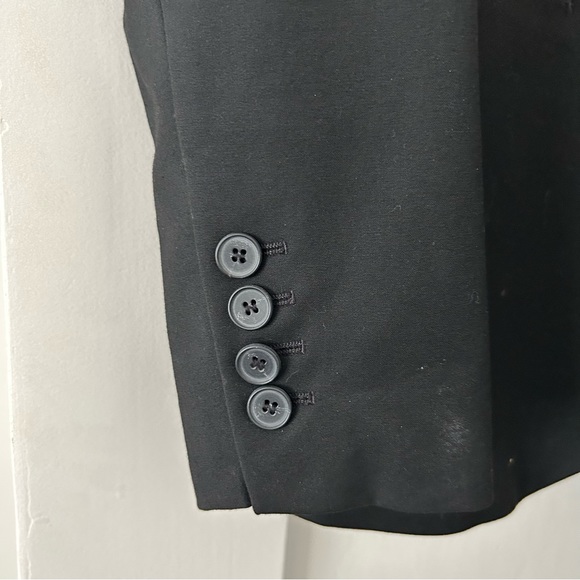 ELIZABETH & JAMES Black and White Colorblock Blazer SIZE 4 - Picture 7 of 10